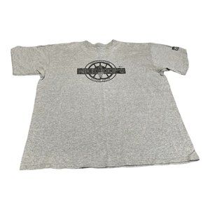 Nike T-Shirt Athletic Men's Tee Logo Short Sleeve Mens XL Graphic Asphalt League